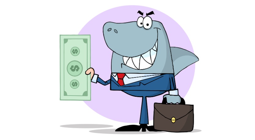 loan shark graphic design