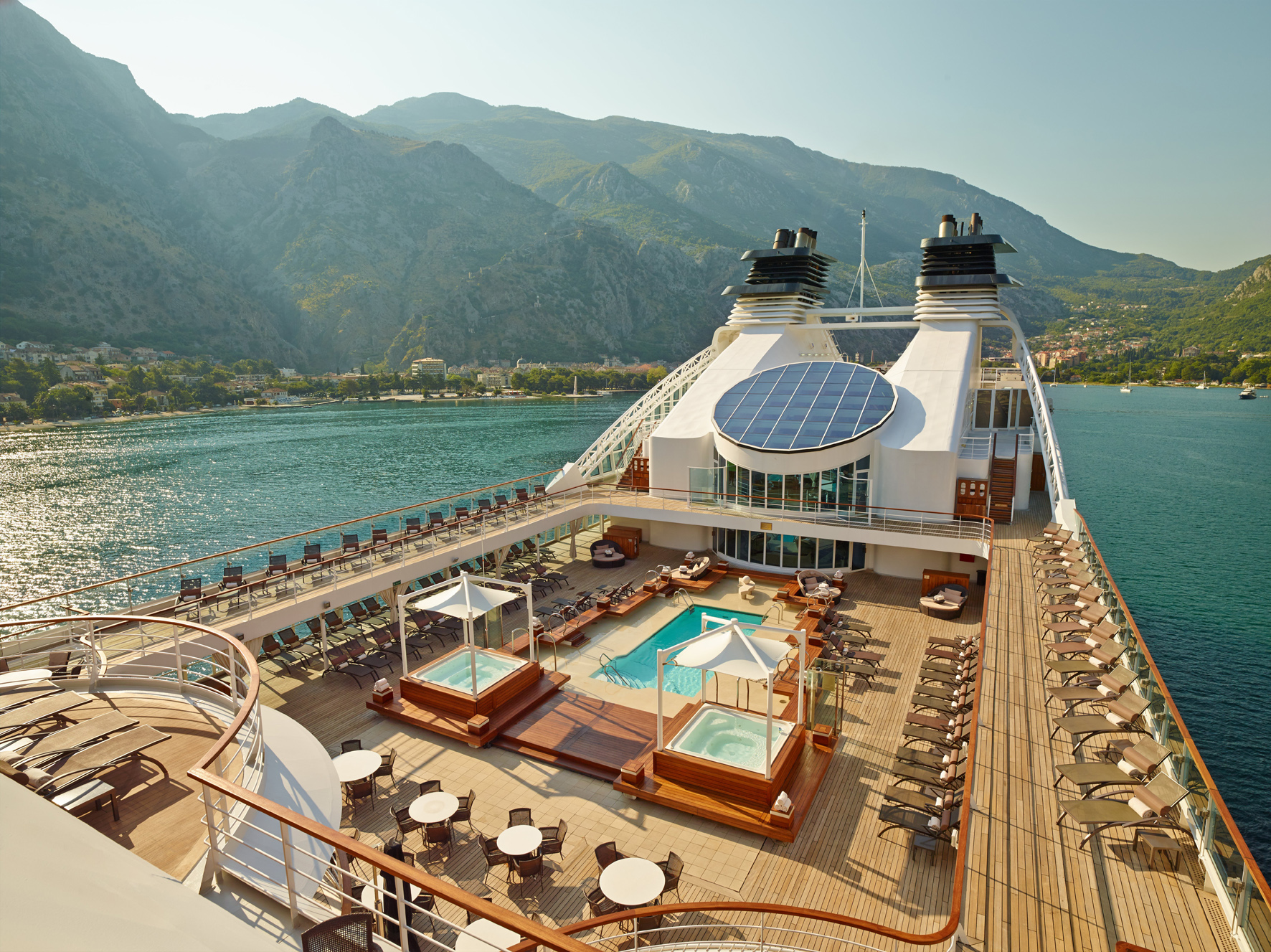 Seabourn Sojourn cruising in Adriatic Sea copy