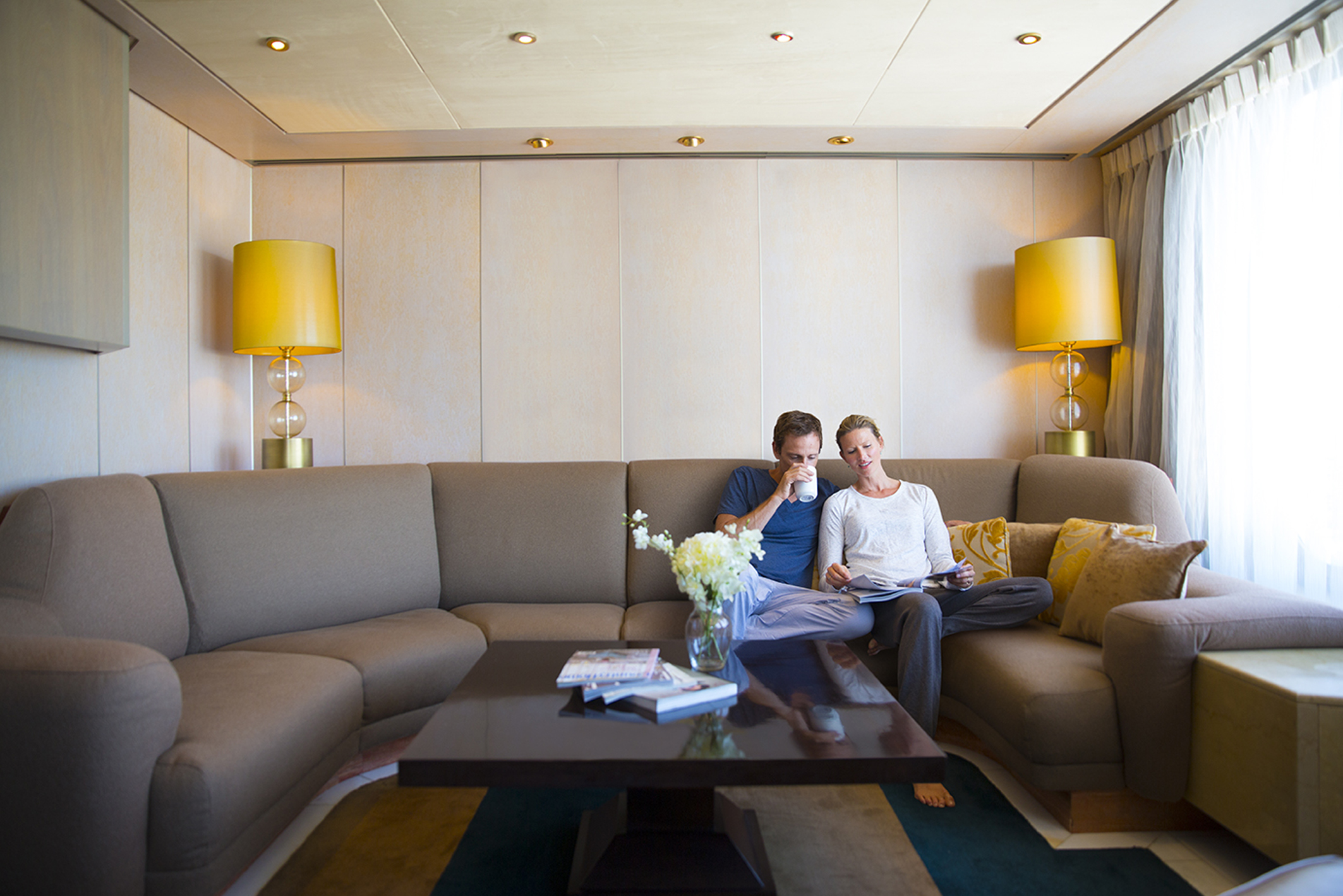 Penthouse living room