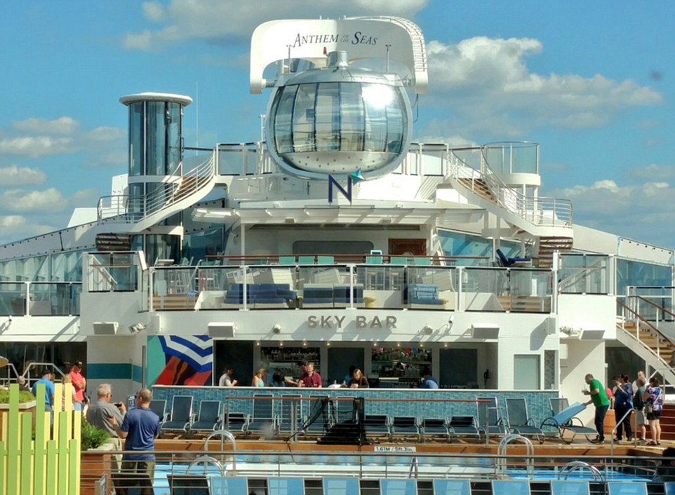 Royal Caribbean's Anthem of the Seas rocked by hurricane