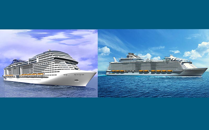 The battle of the big ships: MSC VS Royal Caribbean