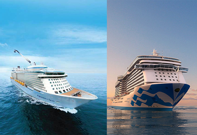 Ovation of the Seas versus Majestic Princess