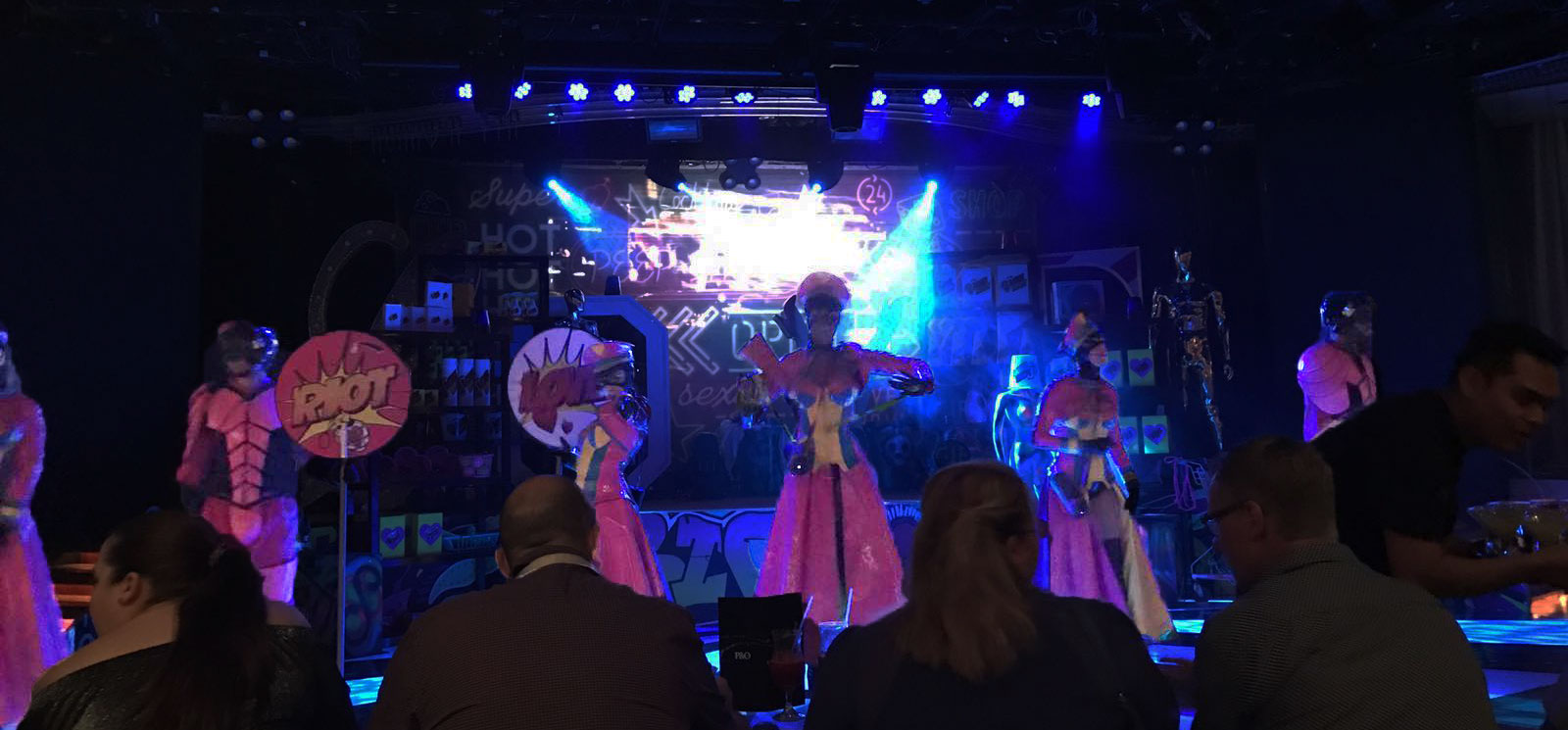The most risqué show at sea