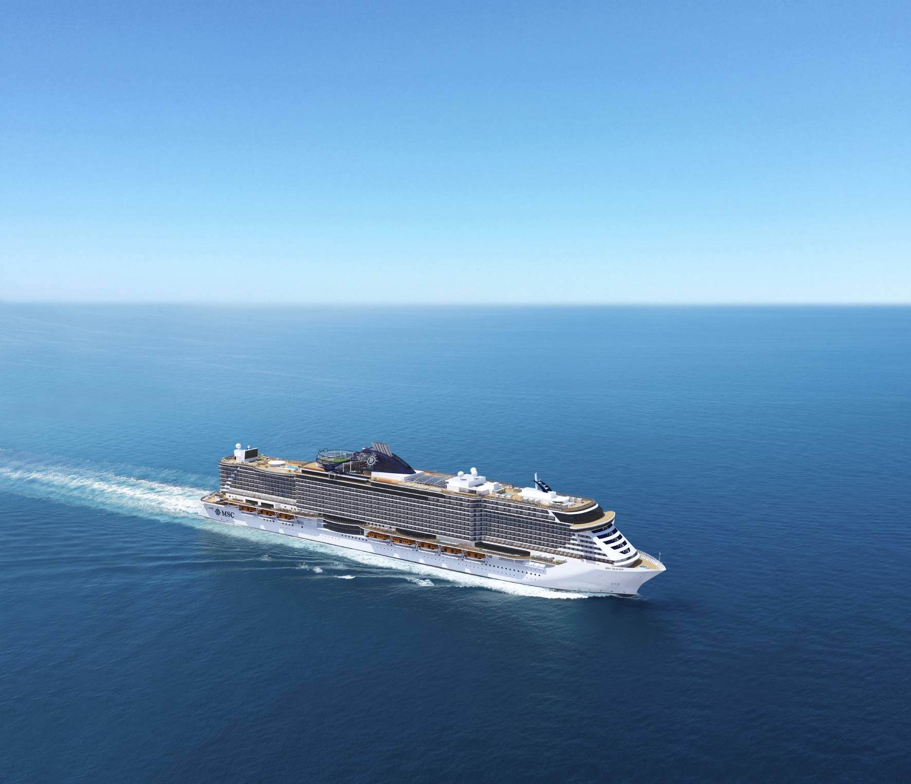 MSC Cruises floats out its latest ship, the MSC Seaview