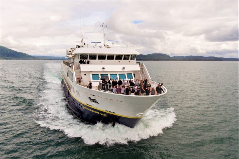 Linbland launches its newest ship in Alaska