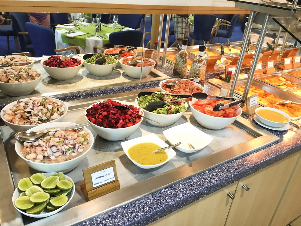 Buffet food