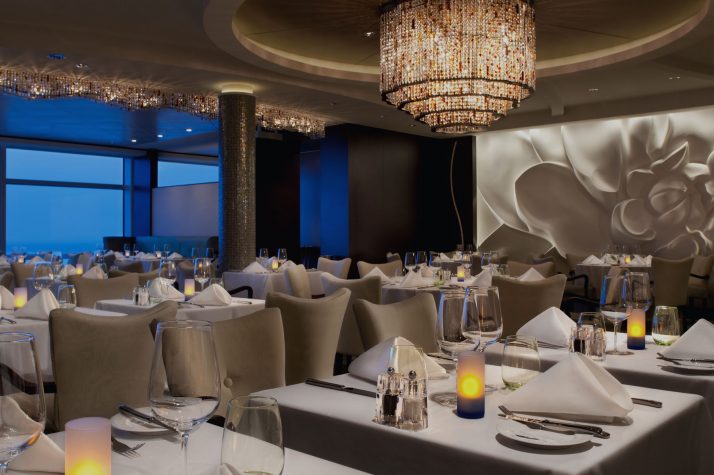 Celebrity restaurant Blu