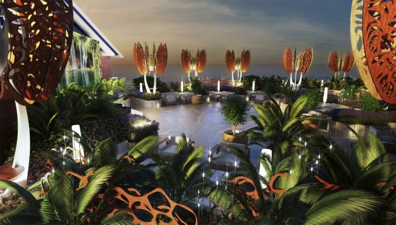 Celebrity Edge rooftop garden