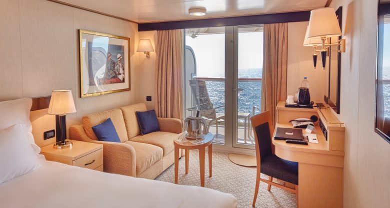 Queen Elizabeth Balcony Stateroom