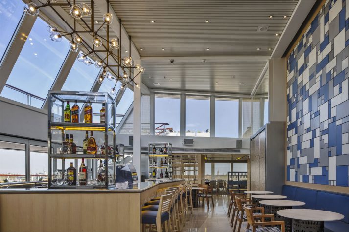 Aquavit Terrace Bar on a Viking OceanShip