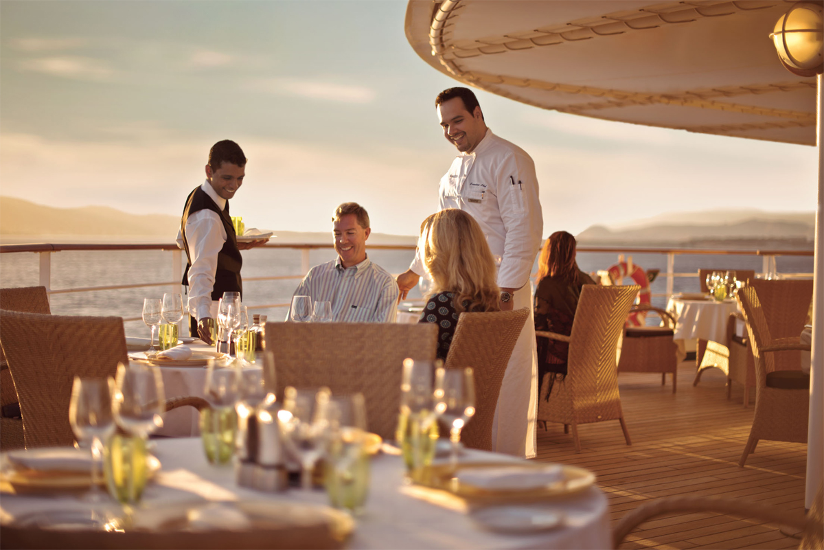 Silversea's Silver Spirit deck