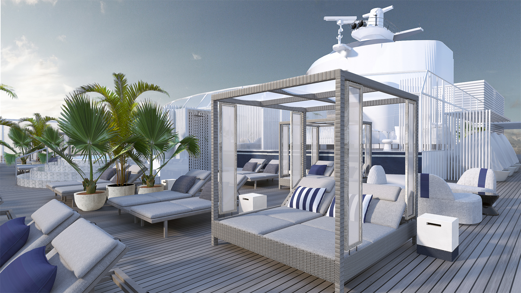 The most exclusive areas on a cruise