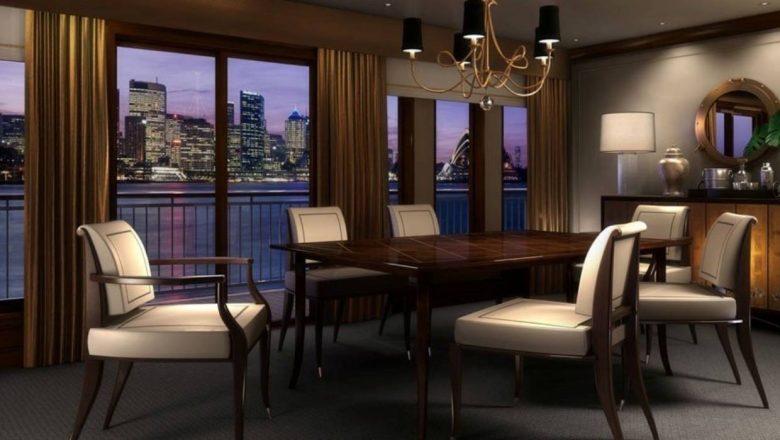 Dining room on The Utopia