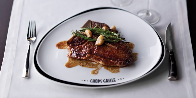 Cruise ship steakhouse