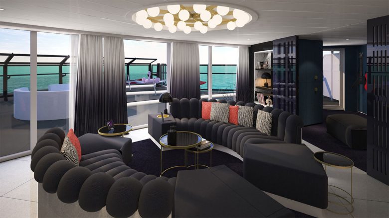 Scarlet Lady Rockstar Suite, Virgin Voyages