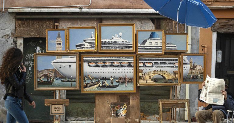 Banksy strikes in Venice