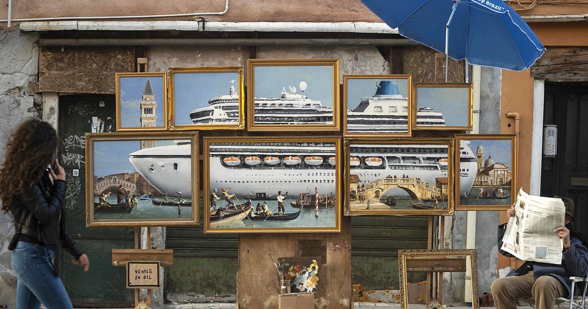 Banksy strikes in Venice