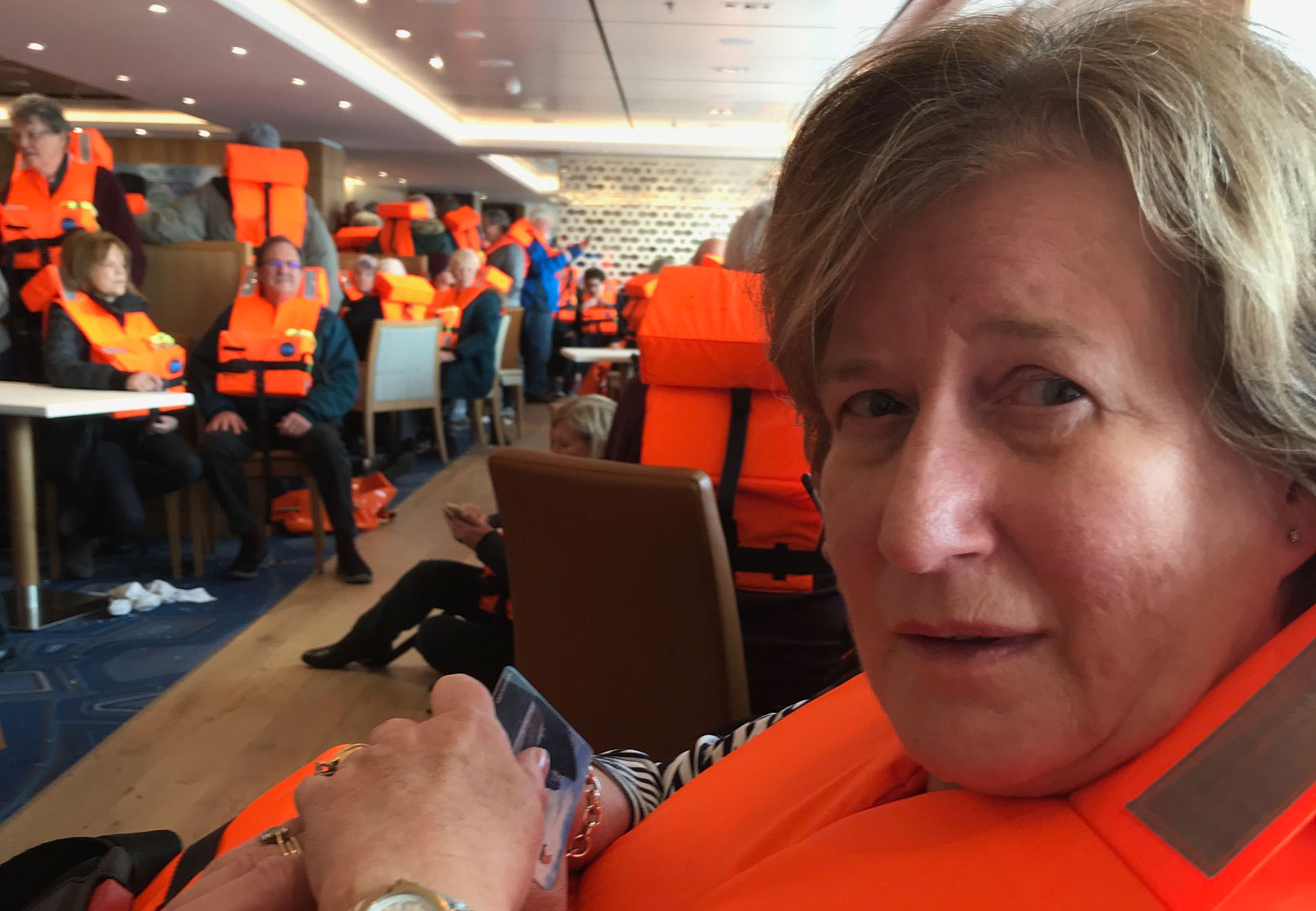 Judith Medcalf on the Viking Sky