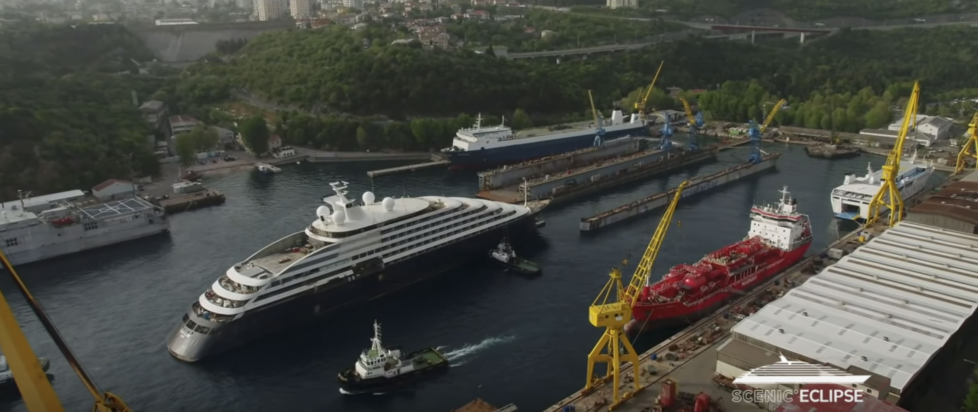Scenic Eclipse float out
