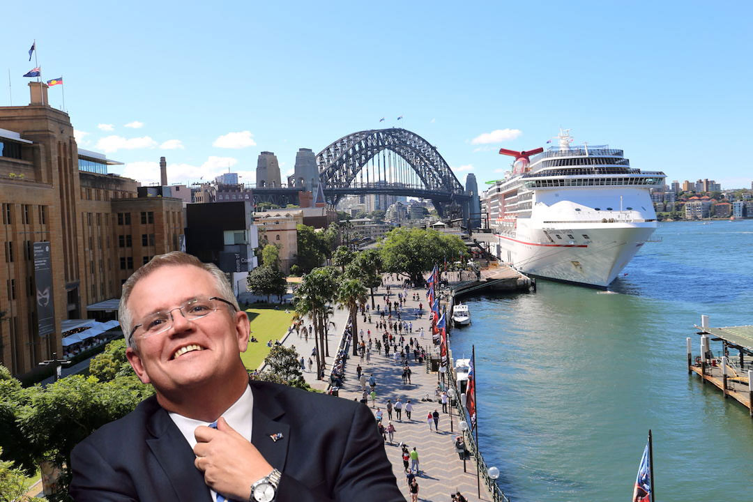 Cruise boom back with Scott Morrison win