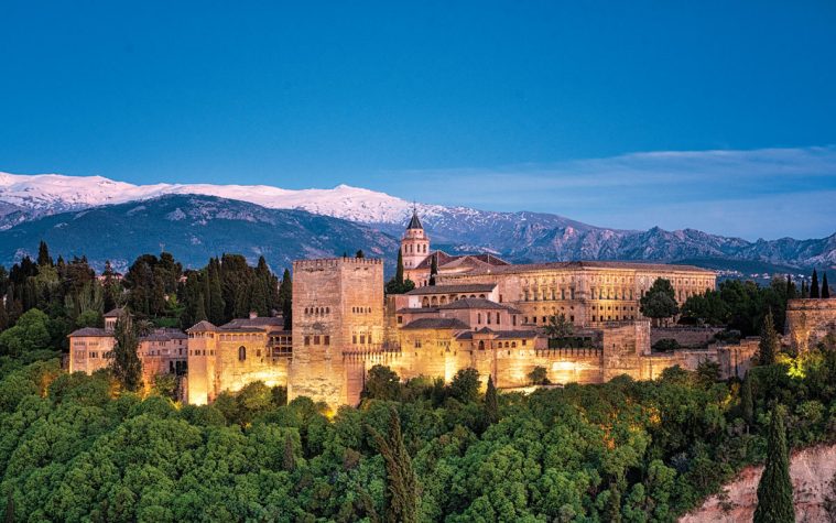 Alhambra at dusk