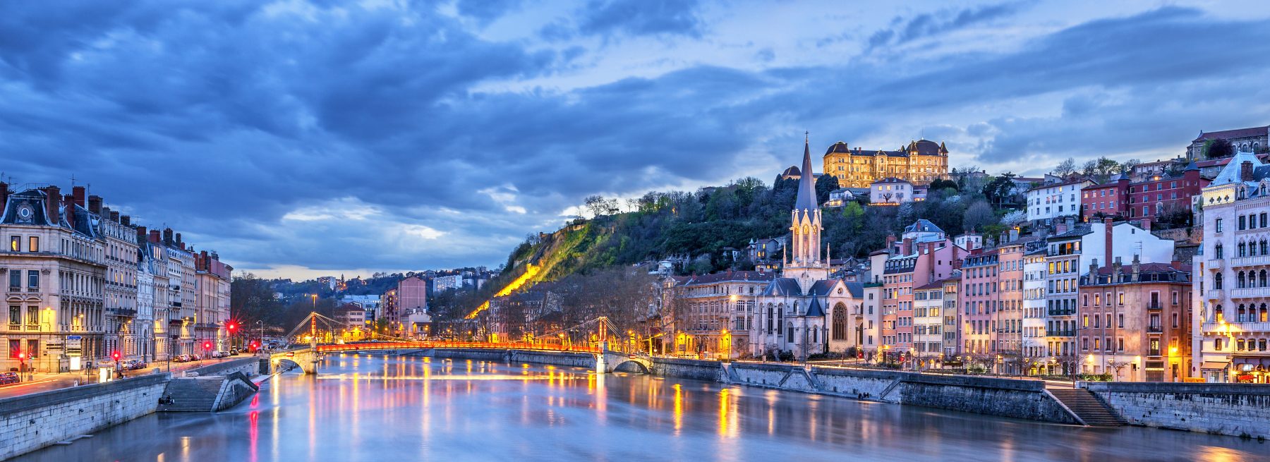 Avignon to Lyon route