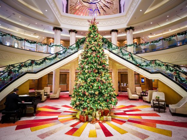 Christmas aboard Cunard