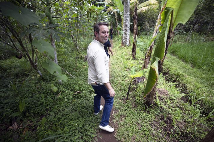 Adam Sachs of Saveur magazine in Bali