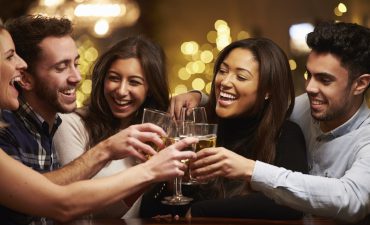 Drinks on a cruise ship