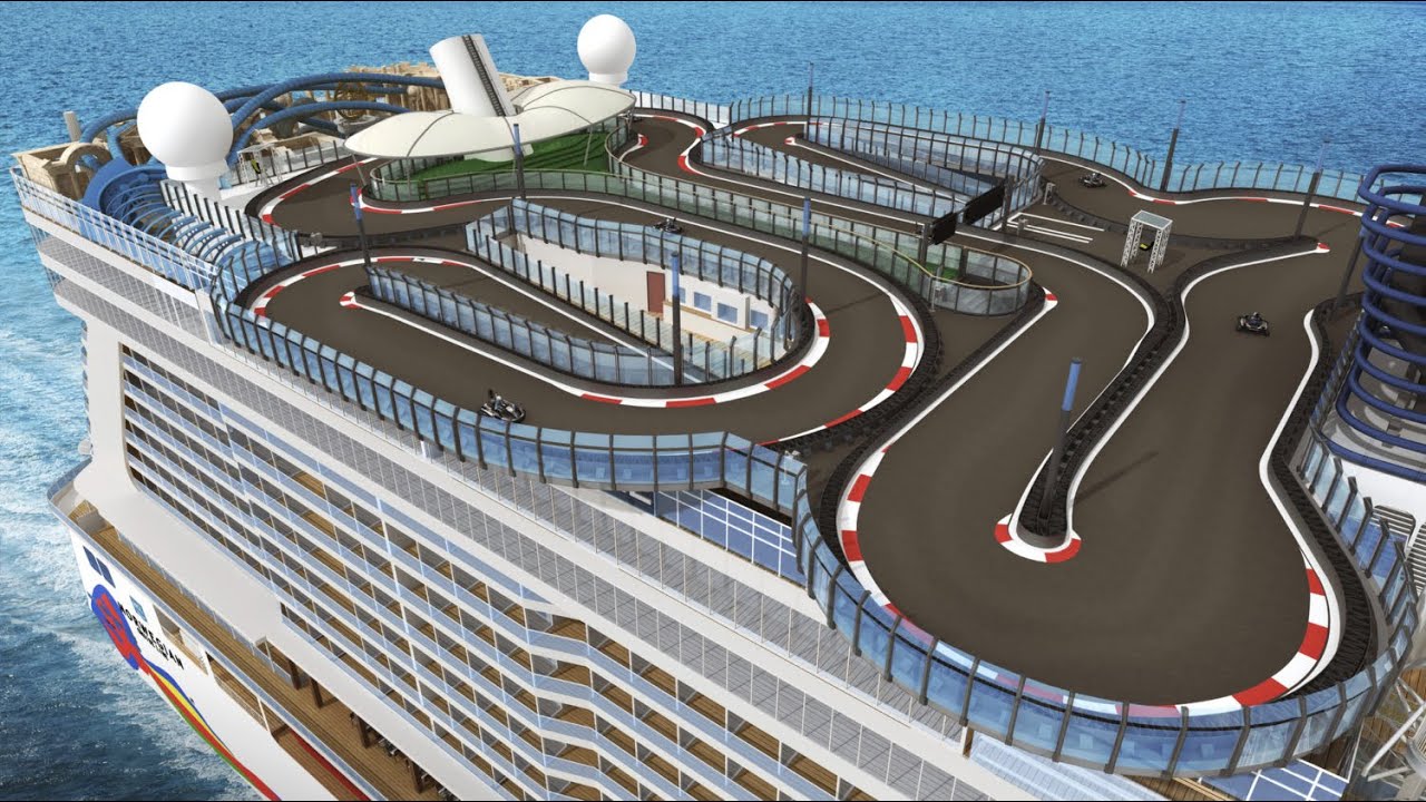 Go kart on Norwegian Cruise Line's Encore