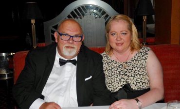 Terry and Natasha on Caribbean Princess