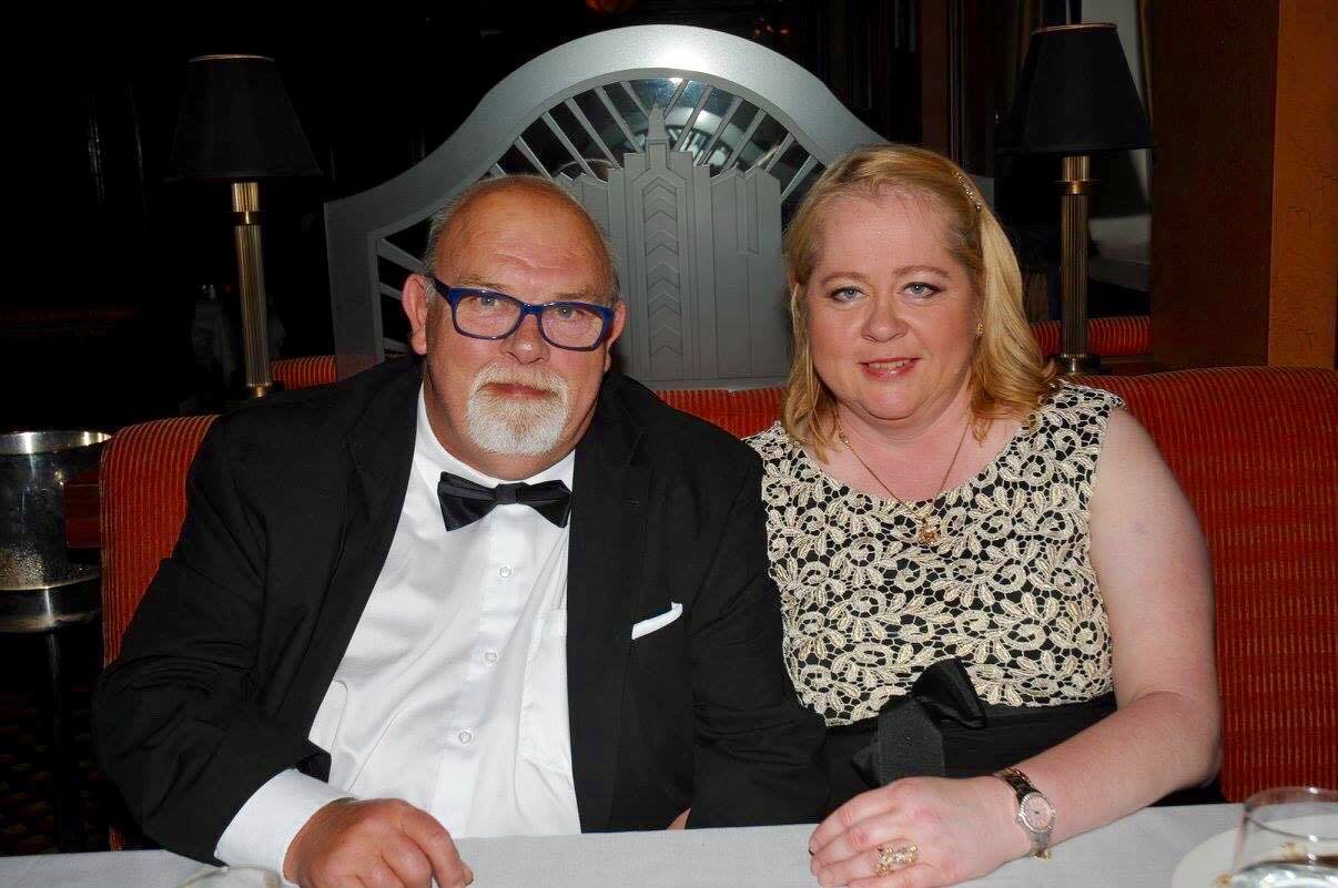 Terry and Natasha on Caribbean Princess
