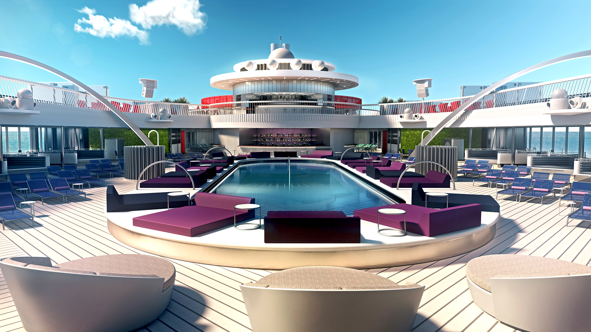 The Scarlet Lady main Pool
