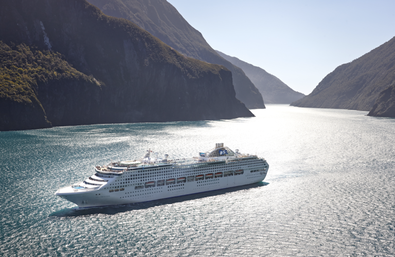 Sea Princess at sea