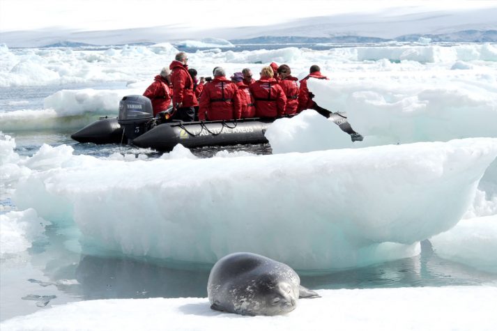 Best adventure cruise line: Ponant