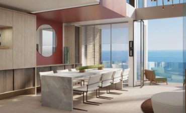 Blue World dining in Owners Residences