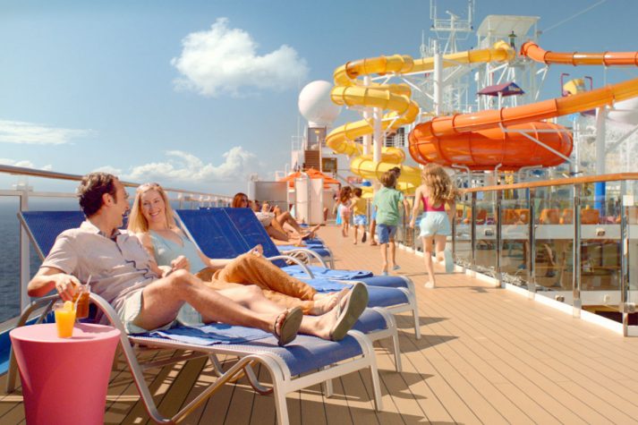 Highly commended cruise line for families: Carnival Cruise Line