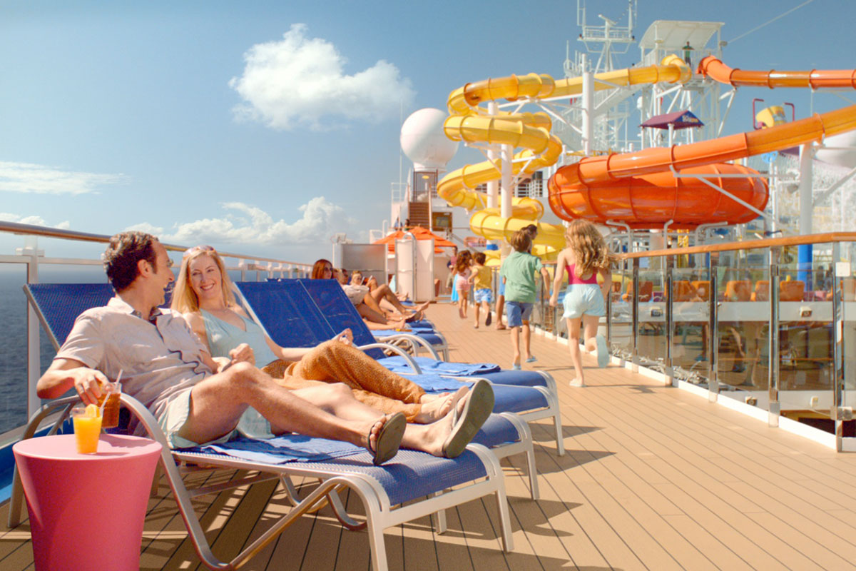 Highly commended cruise line for families: Carnival Cruise Line