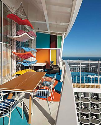 Ultimate family suite balcony