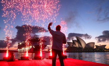 Curtis Stone welcomes Ruby Princess to Sydney