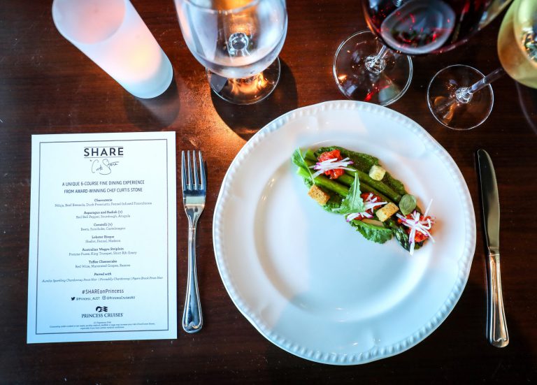 Get a $125 six course Curtis Stone meal for just $39 on Ruby Princess
