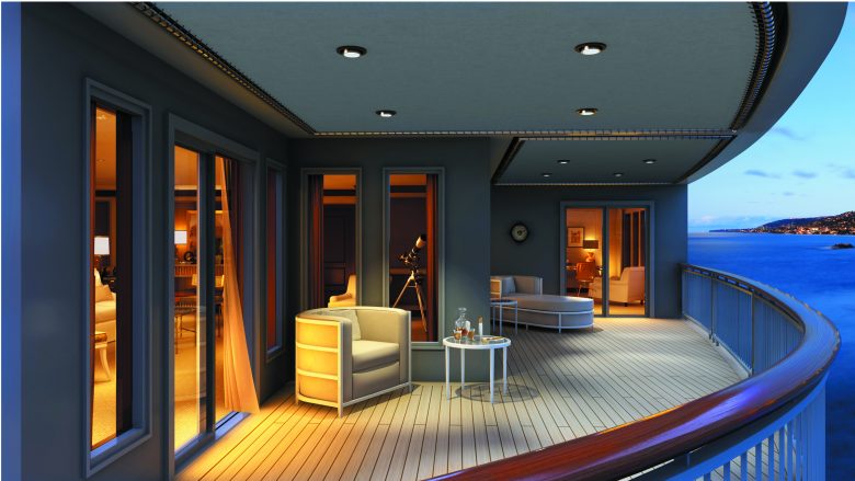 balcony on the Utopia