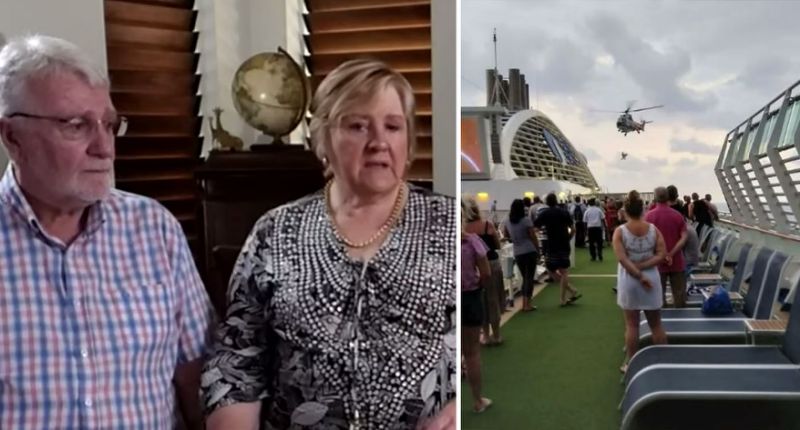 Couple on Cruise Passenger