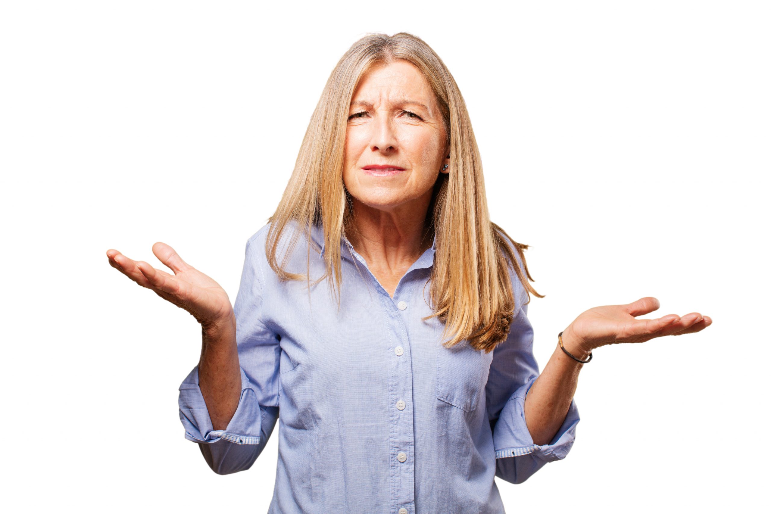 Confused woman