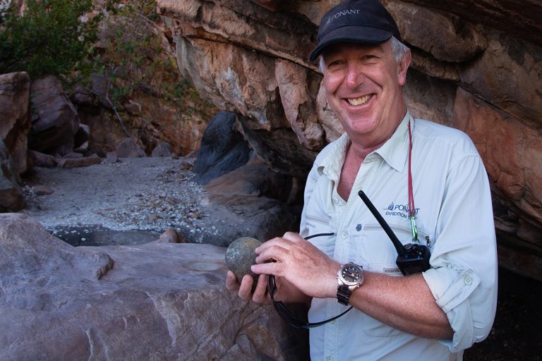 Mick Fogg in Swift Bay