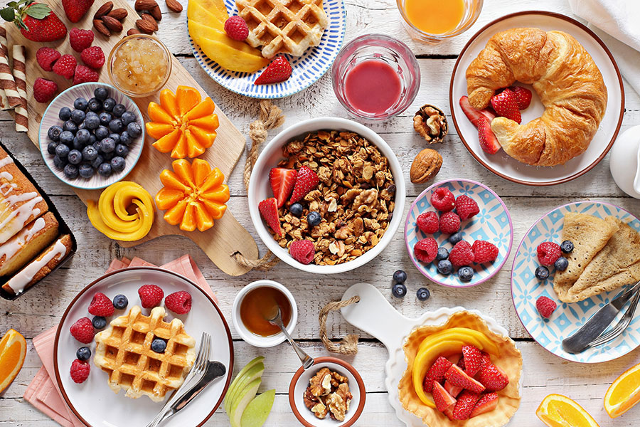Breakfast buffet