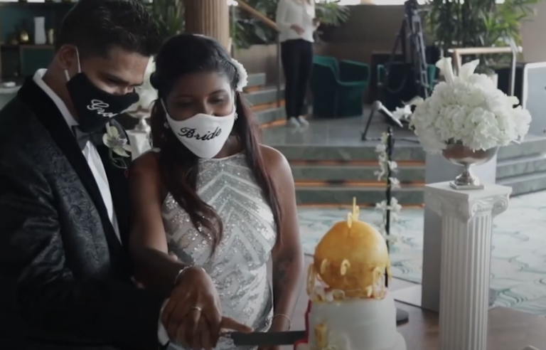 Wedding aboard Celebrity Edge