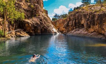 Swimming in Gunlom