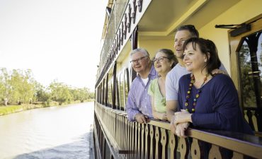 Cruising the Murray River onboard PS Murray Princess