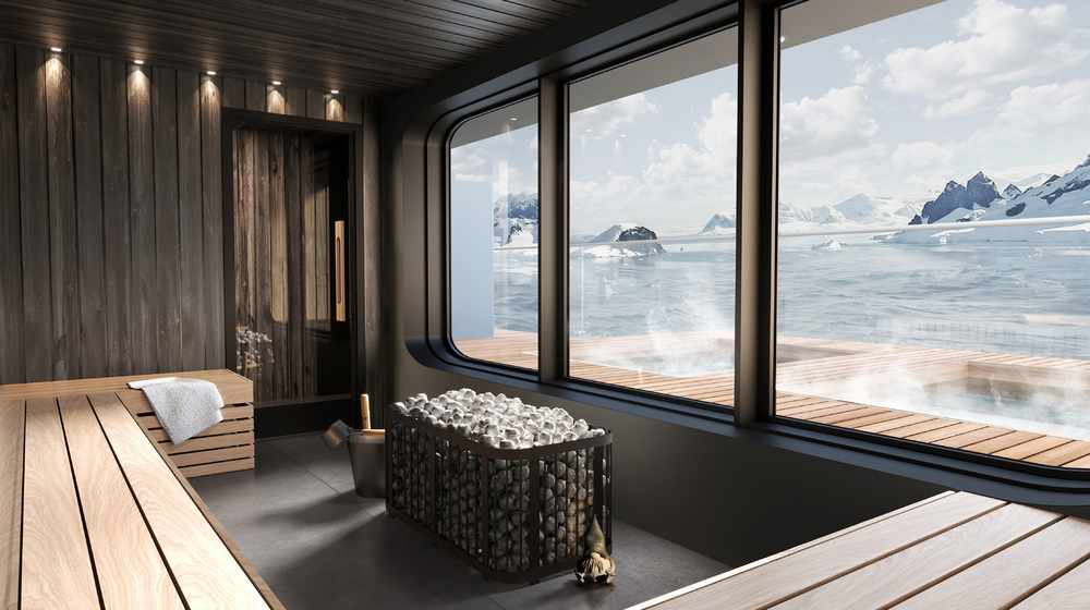 Swan Hellenic sauna